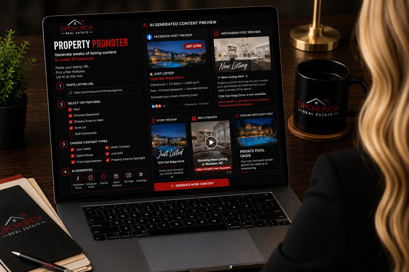URE Property Promoter — AI listing content generator